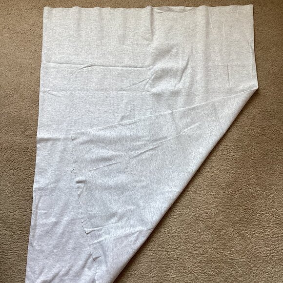 1 Piece of Light Gray Thin Stretchy Tube Jersey Knit Fabric Material Sewing - Picture 2 of 4